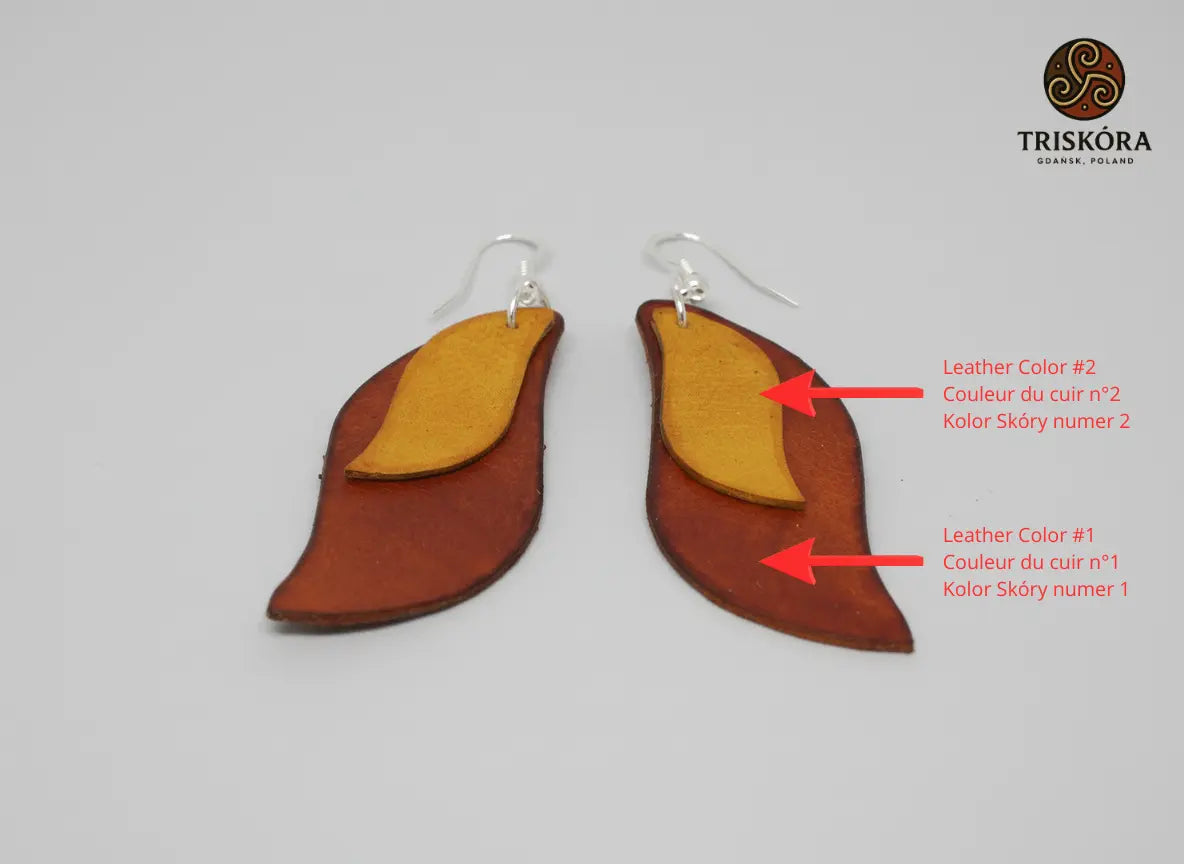 Wave earrings Triskóra