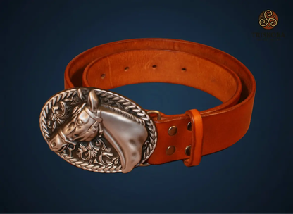40mm Horse Buckle Belt - NSB-0002 Triskóra