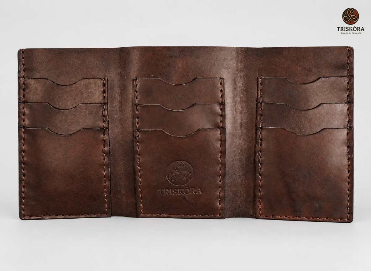 Edmir Trifold Wallet Triskóra