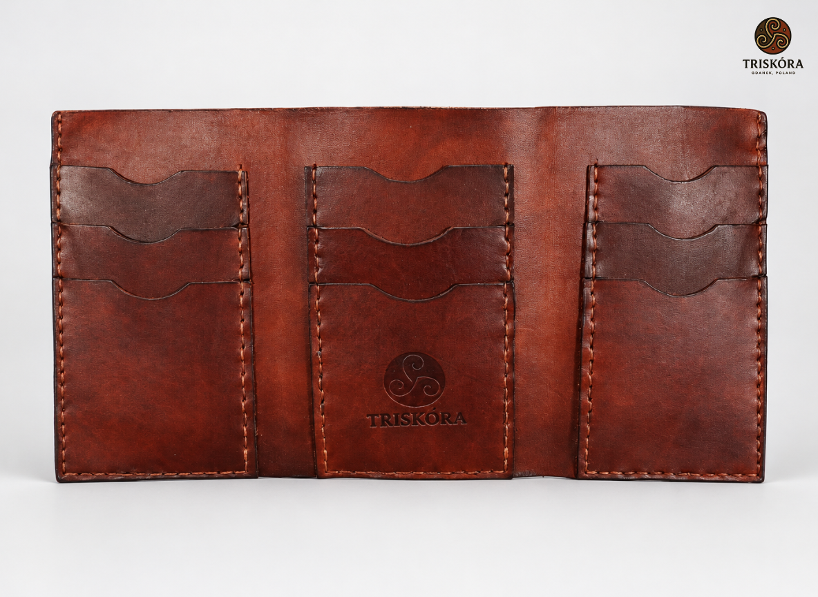 Edmir Trifold Wallet Triskóra