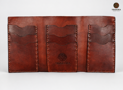 Edmir Trifold Wallet Triskóra