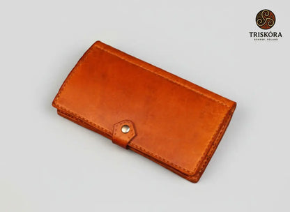 Long Leather Wallet for Women Triskóra
