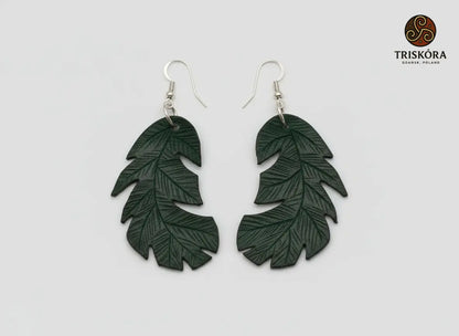 Leaf earrings Triskóra