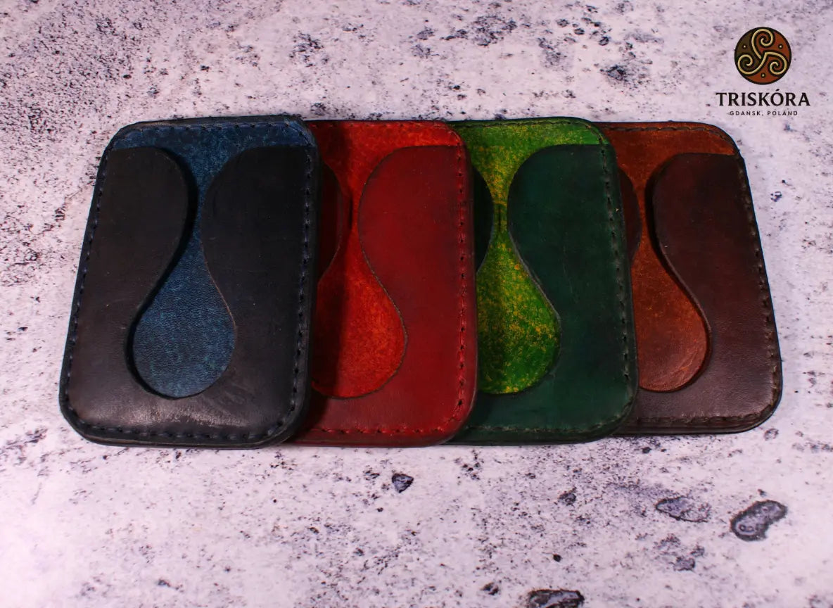 Water Drop Cardholder Triskóra