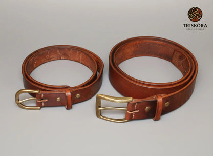 Clean Design Leather Belt Triskóra