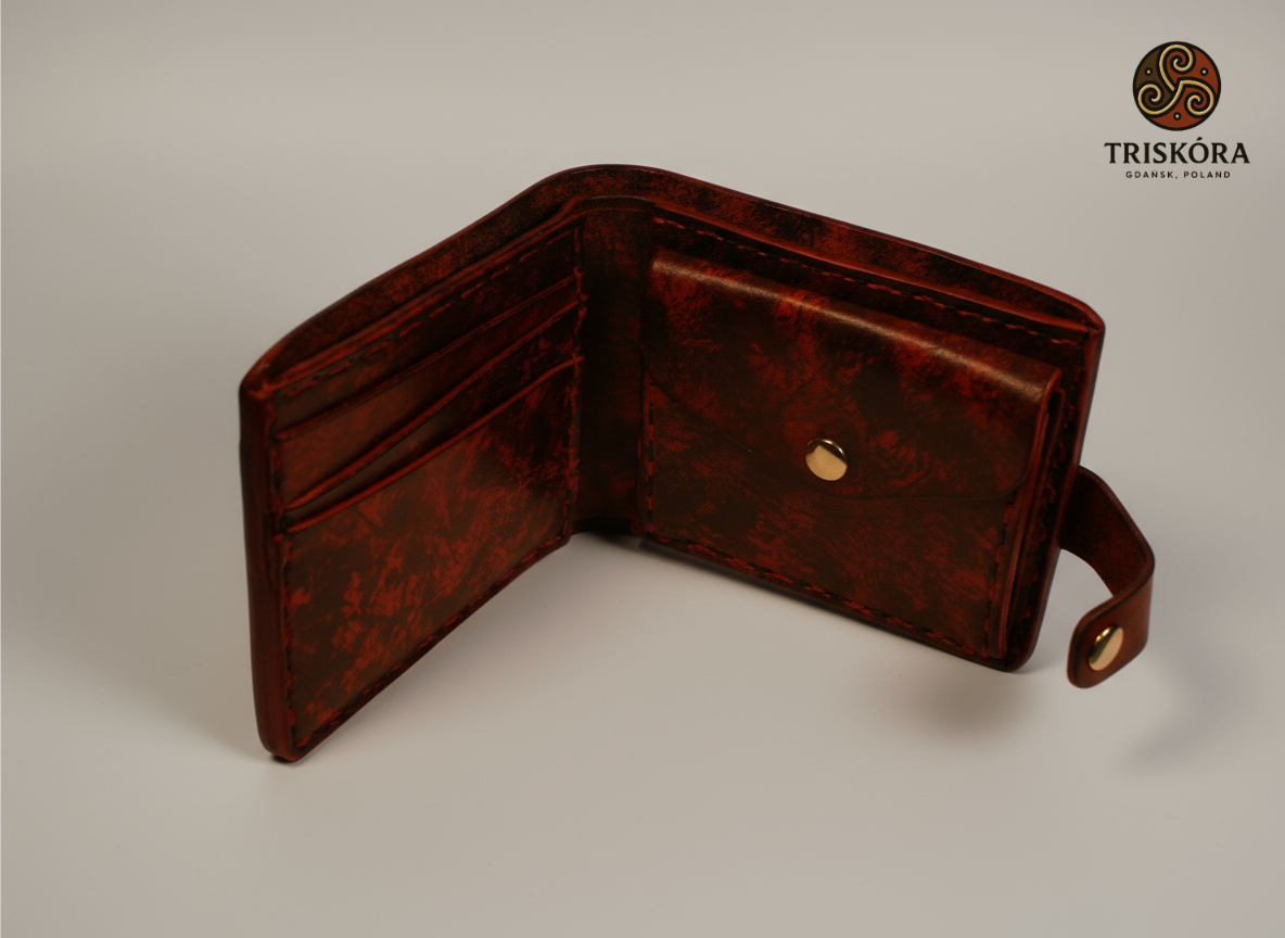 Lenn Wallet - Handmade Leather Wallet Triskóra