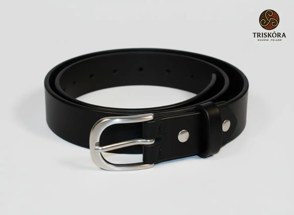 Clean Design Leather Belt Triskóra